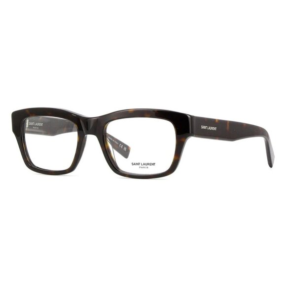 NEW SAINT LAURENT SQUARE EYEGLASSES SL616 002 HAVANA MEN SL 616 002 EYEWEAR - Picture 1 of 3